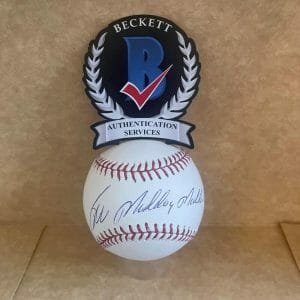 BILL MADDOG MADLOCK PIRATES/GIANTS SIGNED AUTO M.L. BASEBALL BAS AUTHENTICATED