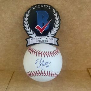 BILL MUELLER RED SOX/DODGERS SIGNED AUTO M.L. BASEBALL BAS AUTHENTICATED