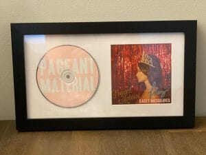 KACEY MUSGRAVES SIGNED “PAGEANT MATERIAL” FRAMED CD BOOKLET AUTOGRAPH AUTO COLLECTIBLE MEMORABILIA