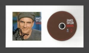 JAMES TAYLOR SIGNED AUTOGRAPH COVERS FRAMED CD DISPLAY – READY TO HANG! COLLECTIBLE MEMORABILIA