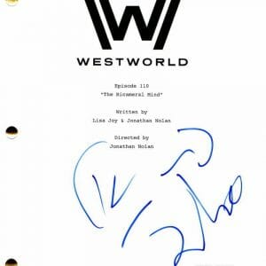 RODRIGO SANTORO SIGNED AUTOGRAPH WESTWORLD FULL PILOT SCRIPT W/ EVAN RACHEL WOOD
