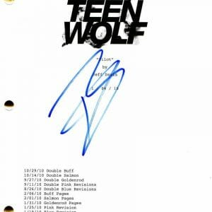 TYLER POSEY SIGNED AUTOGRAPH TEEN WOLF FULL PILOT SCRIPT - SCOTT MCCALL, RARE!