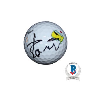 JORDAN SPIETH SIGNED AUTOGRAPH AUGUSTA MASTERS LOGO GOLF BALL VERY RARE! BAS COA