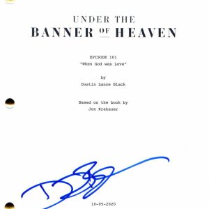 DUSTIN LANCE BLACK SIGNED AUTOGRAPH UNDER THE BANNER OF HEAVEN FULL PILOT SCRIPT