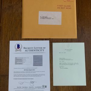 Bill Clinton Signed Autograph 2000 Birthday Letter To Casey Kasem BAS Certified
