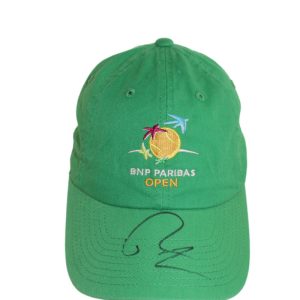 RAFAEL NADAL SIGNED AUTOGRAPH BNP PARIBAS OPEN TENNIS HAT CAP - RARE! JSA COA