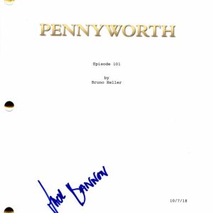JACK BANNON SIGNED AUTOGRAPH PENNYWORTH FULL PILOT SCRIPT - ALFRED VERY RARE!