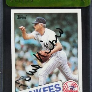 Yankees Phil Niekro Authentic Signed 1985 Topps #40 Card Autographed BAS #11253