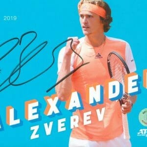 Alexander Zverev Authentic Signed 5x7 Promotional Photo Autographed BAS #BG83232