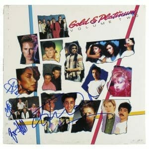 (4) Waite, Hall, Cronin & Doughty Signed Gold & Platinum Album Cover BAS