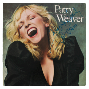 PATTY WEAVER “TO HUGENBURG FAMILY” AUTHENTIC SIGNED ALBUM COVER BAS #BG90649 COLLECTIBLE MEMORABILIA