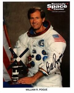 William Bill R. Pogue signed autographed 8x10 NASA Astronaut hotsell litho photo