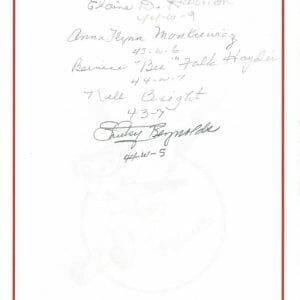 WWII WASP PILOTS MULTI SIGNED BOOKPLATE PSA DNA X96318 RARE X5