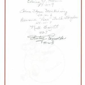 WWII WASP PILOTS MULTI SIGNED BOOKPLATE PSA DNA X96320 RARE X5