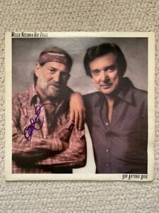 WILLIE NELSON HAND SIGNED SAN ANTONIO ROSE VINTAGE VINYL RECORD LP JSA