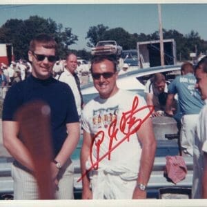 A.J. FOYT HAND SIGNED VINTAGE 5x7 COLOR PHOTO+COA LEGENDARY RACE CAR DRIVER