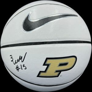 ZACH EDEY SIGNED AUTOGRAPHED PURDUE BOILERMAKERS LOGO NIKE BASKETBALL COA