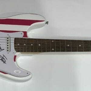 THE DOOBIE BROTHERS SIGNED USA GUITAR TOM PAT MCFEE HOSSACK MCDONALD JSA COA