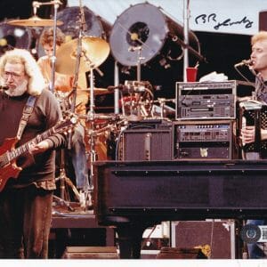 BRUCE HORNSBY signed (GREATFUL DEAD) Jerry Garcia 8X10 photo BECKETT BF81636