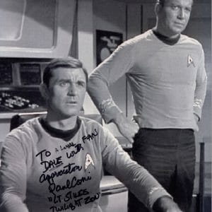 PAUL COMI HAND SIGNED 8x10 PHOTO+COA AWESOME STAR TREK POSE TO DAVE