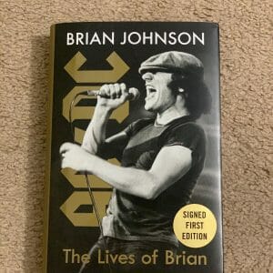 Brian Johnson “The Lives of Brian” Book AC/DC (Without the Signature)