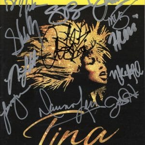 TINA TURNER THE MUSICAL HAND SIGNED NY CITY PLAYBILL+COA SIGNED BY CAST