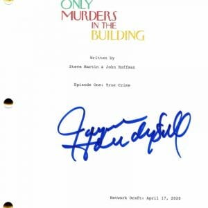 JAYNE HOUDYSHELL SIGNED AUTOGRAPH ONLY MURDERS IN THE BUILDING FULL PILOT SCRIPT