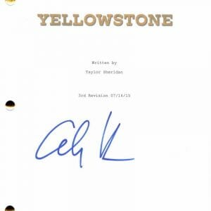 COLE HAUSER SIGNED AUTOGRAPH YELLOWSTONE FULL PILOT SCRIPT - STUD RIP WHEELER