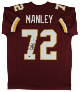 DEXTER MANLEY AUTHENTIC SIGNED MAROON PRO STYLE JERSEY AUTOGRAPHED BAS WITNESSED COLLECTIBLE MEMORABILIA