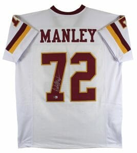 DEXTER MANLEY AUTHENTIC SIGNED WHITE PRO STYLE JERSEY AUTOGRAPHED BAS WITNESSED COLLECTIBLE MEMORABILIA