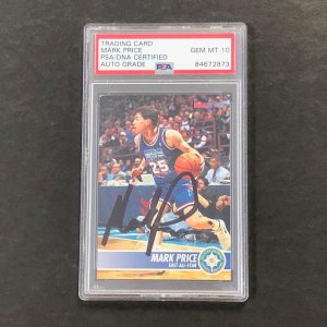 1994-95 Skybox NBA Hoops #234 Mark Price Signed Card PSA AUTO 10 Slabbed Cavalie
