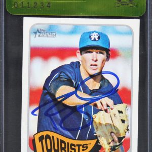 Rockies Ryan McMahon Authentic Signed 2014 Topps Heritage #143 Card BAS #11234