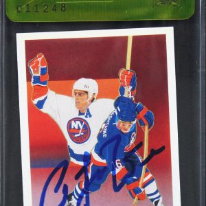 Islanders Pat LaFontaine Authentic Signed 1990 Upper Deck #306 Card BAS #11248