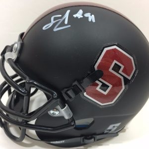 SOLOMON THOMAS SIGNED FOOTBALL HELMET MINI STANFORD CARDINALS AUTOGRAPH COA !!