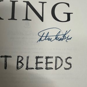 STEPHEN KING SIGNED AUTOGRAPHED 1ST EDITION IF IT BLEEDS HARDCOVER HC BOOK COA