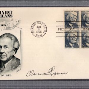 CLARENCE THOMAS HAND SIGNED 1966 FIRST DAY COVER SUPREME COURT PSA SLABBED