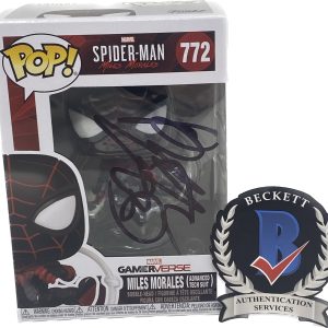 Phil Lord Signed Miles Morales Funko Pop Spider-Man Spider-Verse Beckett COA