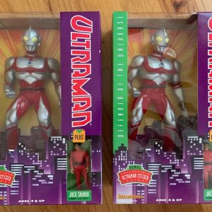 ULTRAMAN DEFENDER OF THE UNIVERSE UNOPENED ACTION FIGURES 1991 LOT OF 2