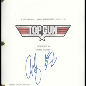 Anthony Edwards "Top Gun" AUTOGRAPH Signed 'Goose' Full Script Screenplay ACOA