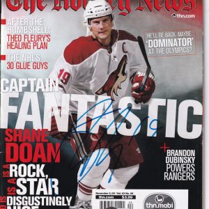 SHANE DOAN signed (PHOENIX COYOTES) Hockey News Magazine BECKETT BAS BH010817
