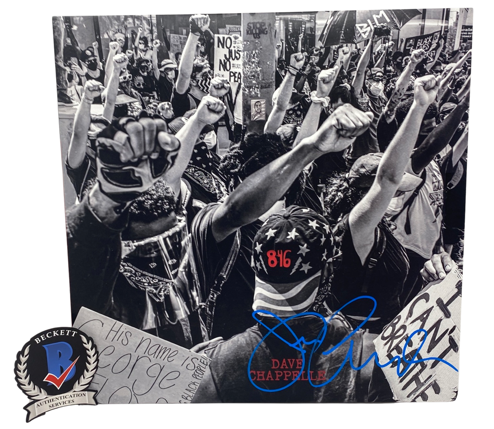 Dave Chappelle Comedian signed 8:46 album COA proof autographed vinyl record STAR Dave Chappelle Comedian signed 8:46 album COA proof autographed vinyl record STAR