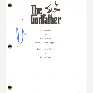 Al Pacino Signed Autographed The Godfather Movie Script Screenplay ACOA COA