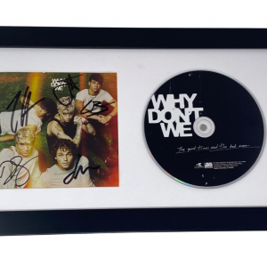 Why Don't We Band Signed The Good Times and the Bad Ones Framed CD x5 ACOA COA