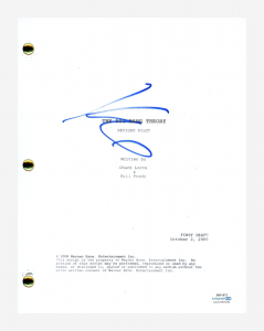 KALEY CUOCO SIGNED AUTOGRAPHED THE BIG BANG THEORY PILOT EPISODE SCRIPT ACOA COA COLLECTIBLE MEMORABILIA