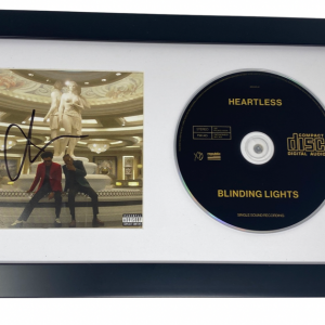The Weeknd Signed After Hours Framed CD Heartless Blinding Lights Abel ACOA COA