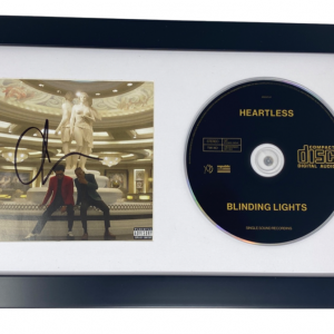 The Weeknd Signed After Hours Framed CD Heartless Blinding Lights Abel ACOA COA