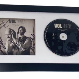 Volbeat Band Signed Autographed Servant of the Mind Framed CD Display ACOA COA