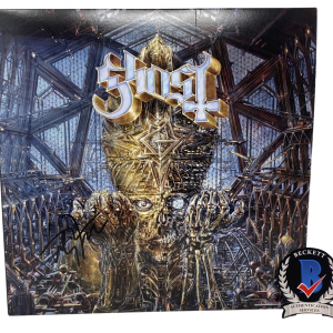 Tobias Forge Ghost Signed Autographed Impera Vinyl Record Album LP Beckett COA