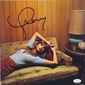 TAYLOR SWIFT Signed Autograph Vinyl LP Insert "Midnights" Moonstone Blue JSA