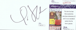 TAYLOR SWIFT SIGNED AUTOGRAPH 3×5 INDEX CARD EARLY CAREER AUTOGRAPH JSA COA COLLECTIBLE MEMORABILIA